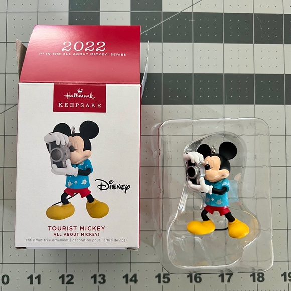 "Tourist Mickey" Mickey Mouse Disney Ornament from Hallmark Keepsake Collection - Picture 2 of 3